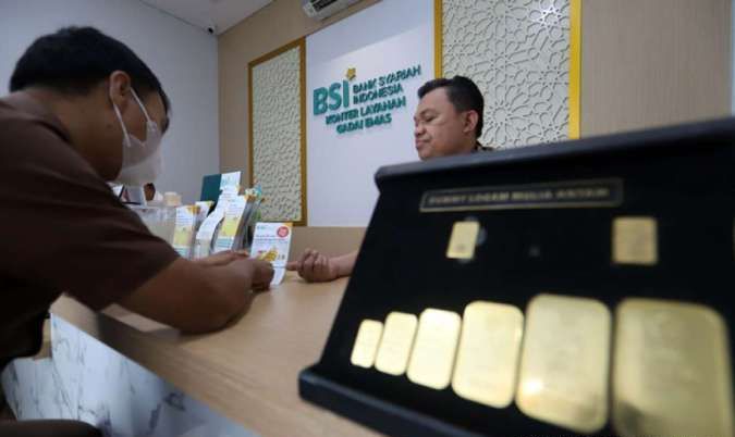 OJK Dapuk BSI Jadi Bulion Bank, Bisnis Gadai Emas BSI Tumbuh Signifikan