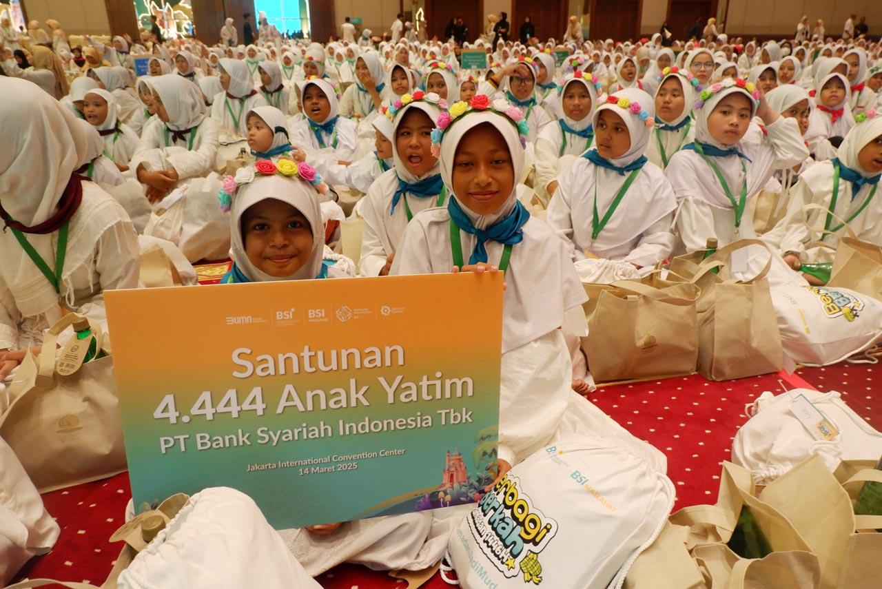 BSI Meningkat Pesat, Santunan 4.444 Anak Yatim Jadi Bukti Kepedulian